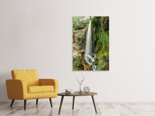 Laden Sie das Bild in den Galerie-Viewer, Leinwandbild Klarer Wasserfall