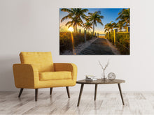 Laden Sie das Bild in den Galerie-Viewer, Leinwandbild Das Strandhaus