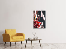 Laden Sie das Bild in den Galerie-Viewer, Leinwandbild Rotwein