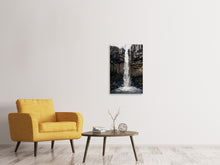 Laden Sie das Bild in den Galerie-Viewer, Leinwandbild Wasserfall Island