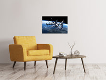 Laden Sie das Bild in den Galerie-Viewer, Leinwandbild Satellit
