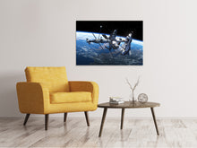 Laden Sie das Bild in den Galerie-Viewer, Leinwandbild Satellit