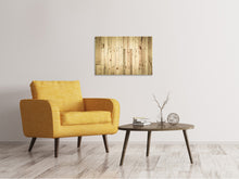 Laden Sie das Bild in den Galerie-Viewer, Leinwandbild Holzpaneelen