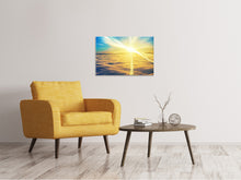 Laden Sie das Bild in den Galerie-Viewer, Leinwandbild Sonnenuntergang über den Wolken