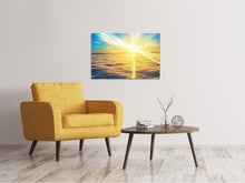 Laden Sie das Bild in den Galerie-Viewer, Leinwandbild Sonnenuntergang über den Wolken