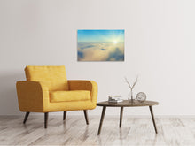 Laden Sie das Bild in den Galerie-Viewer, Leinwandbild Dämmerung über den Wolken