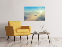 Laden Sie das Bild in den Galerie-Viewer, Leinwandbild Dämmerung über den Wolken