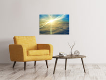 Laden Sie das Bild in den Galerie-Viewer, Leinwandbild Sonnenaufgang über den Wolken