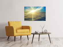 Laden Sie das Bild in den Galerie-Viewer, Leinwandbild Sonnenaufgang über den Wolken