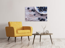 Laden Sie das Bild in den Galerie-Viewer, Leinwandbild Blaubeeren