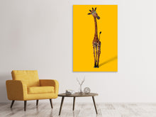 Laden Sie das Bild in den Galerie-Viewer, Leinwandbild Giraffensweety