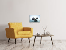 Laden Sie das Bild in den Galerie-Viewer, Leinwandbild Steinbalance