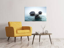 Laden Sie das Bild in den Galerie-Viewer, Leinwandbild Steinbalance