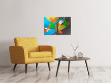 Laden Sie das Bild in den Galerie-Viewer, Leinwandbild 3D-Geometrische Figuren