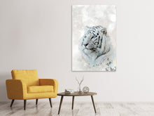 Laden Sie das Bild in den Galerie-Viewer, Leinwandbild Tiger-Gemälde