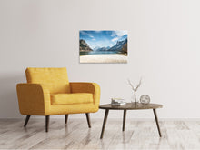 Laden Sie das Bild in den Galerie-Viewer, Leinwandbild Der idyllische Bergsee