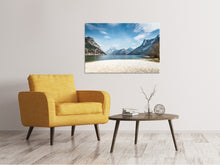 Laden Sie das Bild in den Galerie-Viewer, Leinwandbild Der idyllische Bergsee