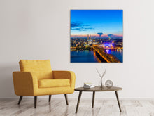 Laden Sie das Bild in den Galerie-Viewer, Leinwandbild Skyline Ein Penthouse in Köln
