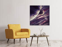 Laden Sie das Bild in den Galerie-Viewer, Leinwandbild Weltraumreise