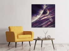 Laden Sie das Bild in den Galerie-Viewer, Leinwandbild Weltraumreise