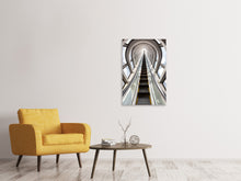 Laden Sie das Bild in den Galerie-Viewer, Leinwandbild Futuristische Rolltreppe