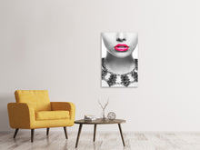 Laden Sie das Bild in den Galerie-Viewer, Leinwandbild Rote Lippen