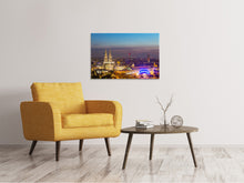 Laden Sie das Bild in den Galerie-Viewer, Leinwandbild Skyline Kölner Dom bei Nacht