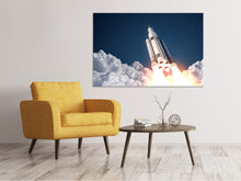 Laden Sie das Bild in den Galerie-Viewer, Leinwandbild Raketenstart