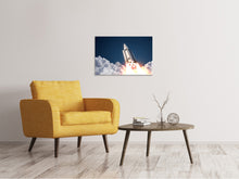 Laden Sie das Bild in den Galerie-Viewer, Leinwandbild Raketenstart