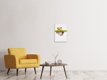 Laden Sie das Bild in den Galerie-Viewer, Leinwandbild Frosch-Akrobatik