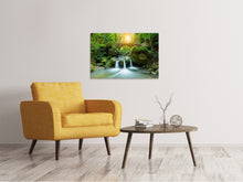 Laden Sie das Bild in den Galerie-Viewer, Leinwandbild Wasserspiegelungen