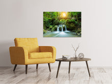 Laden Sie das Bild in den Galerie-Viewer, Leinwandbild Wasserspiegelungen