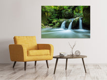 Laden Sie das Bild in den Galerie-Viewer, Leinwandbild Fallendes Wasser