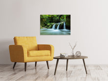 Laden Sie das Bild in den Galerie-Viewer, Leinwandbild Fallendes Wasser