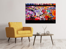 Laden Sie das Bild in den Galerie-Viewer, Leinwandbild Graffiti Kunst