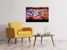 Laden Sie das Bild in den Galerie-Viewer, Leinwandbild Graffiti Kunst