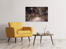 Laden Sie das Bild in den Galerie-Viewer, Leinwandbild Brückenlichter