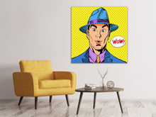 Laden Sie das Bild in den Galerie-Viewer, Leinwandbild Pop Art Wow