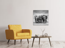 Laden Sie das Bild in den Galerie-Viewer, Leinwandbild Die Elefanten