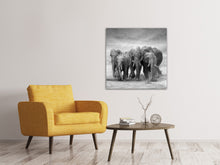 Laden Sie das Bild in den Galerie-Viewer, Leinwandbild Die Elefanten