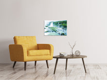 Laden Sie das Bild in den Galerie-Viewer, Leinwandbild Wasserfälle