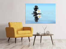 Laden Sie das Bild in den Galerie-Viewer, Leinwandbild Zen Steine