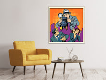 Laden Sie das Bild in den Galerie-Viewer, Leinwandbild Pop Art Paparazzi