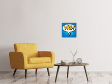 Laden Sie das Bild in den Galerie-Viewer, Leinwandbild Pop Art Sprechblase
