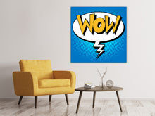 Laden Sie das Bild in den Galerie-Viewer, Leinwandbild Pop Art Sprechblase
