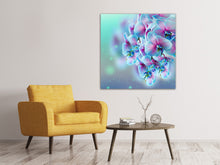 Laden Sie das Bild in den Galerie-Viewer, Leinwandbild Farbige Orchideen