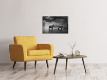 Laden Sie das Bild in den Galerie-Viewer, Leinwandbild Zwei Elefanten