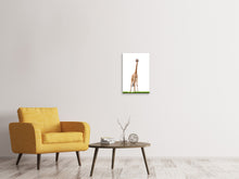 Laden Sie das Bild in den Galerie-Viewer, Leinwandbild Die lange Giraffe