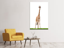 Laden Sie das Bild in den Galerie-Viewer, Leinwandbild Die lange Giraffe