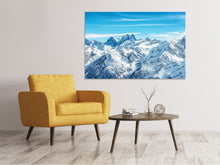 Laden Sie das Bild in den Galerie-Viewer, Leinwandbild Alpenpanorama